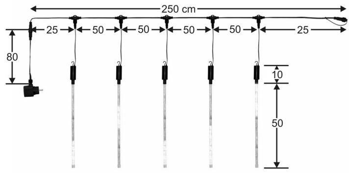 JBSYSTEMS LIGHT LED SNOW FLAKES - SPECIFICATIONS - 1
