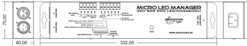 JBSYSTEMS LIGHT MICRO LED MANAGER - SPEZIFIKATIONEN - 1