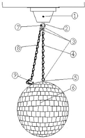 JBSYSTEMS LIGHT MIRROR BALL MOTOR - BESCHREIBUNG - 1