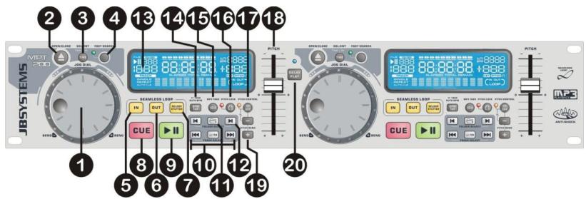 JBSYSTEMS LIGHT MPT 200 - UNIDADE DE CONTROLO - 1