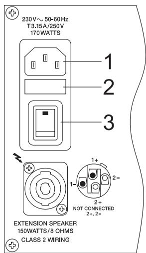 DYNACORD AM 12 - Alimentation - 1