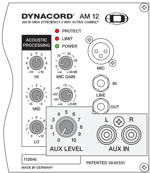 DYNACORD AM 12 - LO control - 2
