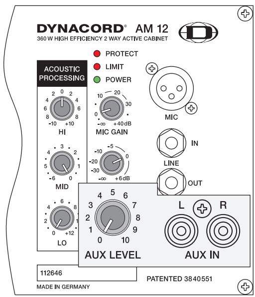 DYNACORD AM 12 - LO Regler - 1