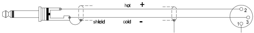 DYNACORD SUB 800A - Cordons LF - 6
