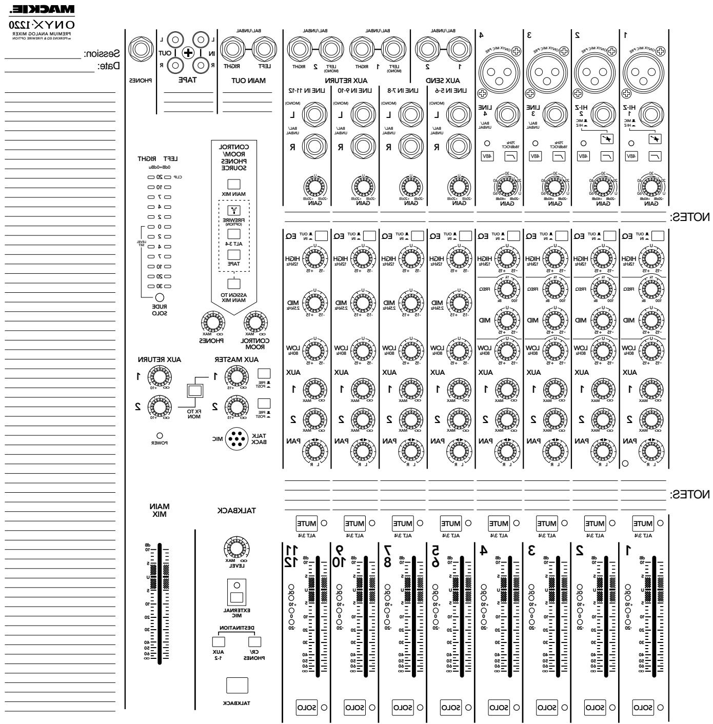 MACKIE ONYX 1220 - L'Autre Côté - 1