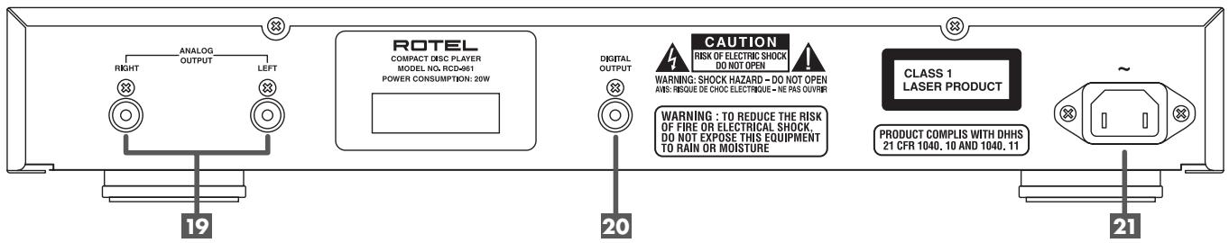 ROTEL RCD-961 - WARNING! - 3