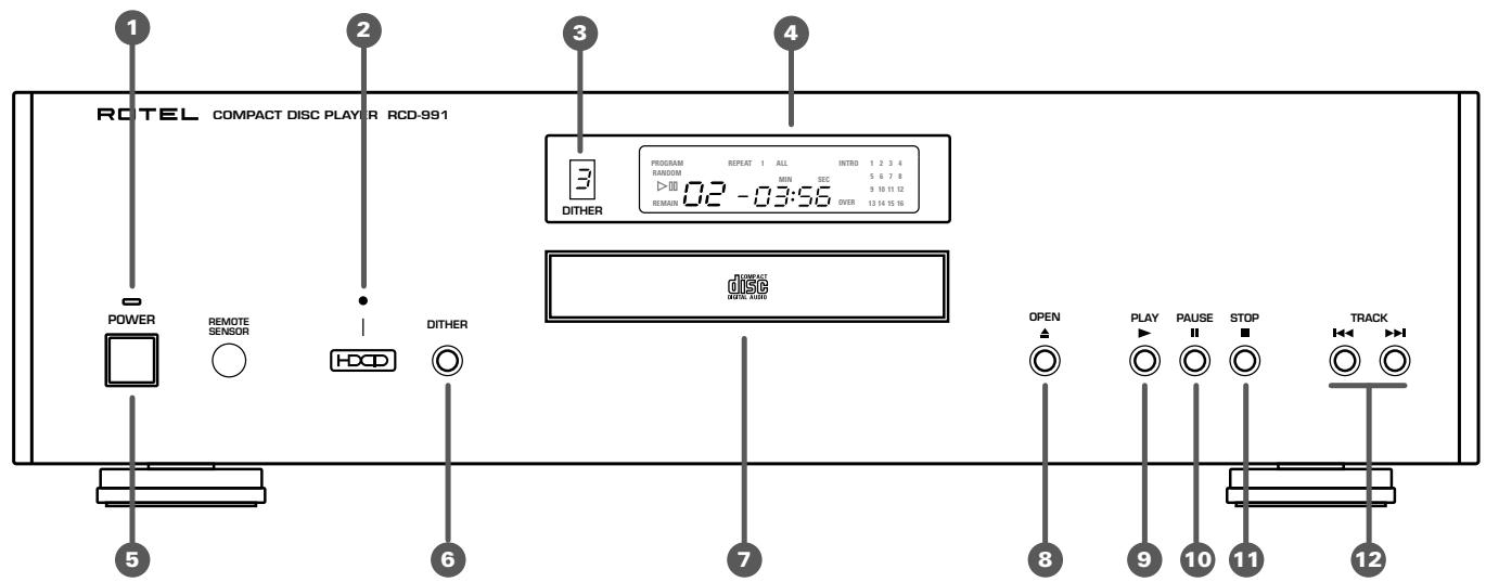 ROTEL RCD-991 - WARNING: - 2