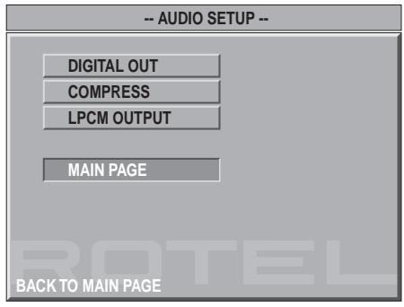 ROTEL RDV-1060 - Audio Setup - 5