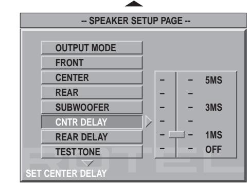ROTEL RDV-1060 - Speaker Setup (Laufsprecher-Setup) - 8