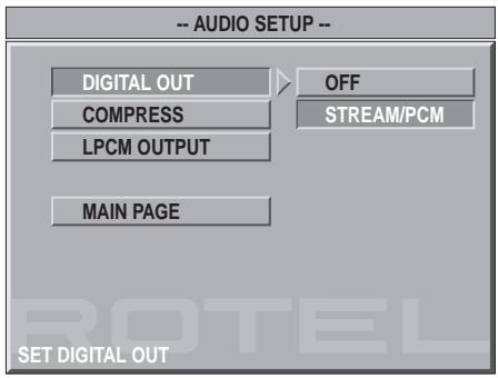 ROTEL RDV-1060 - Comment régler les préférences - 2