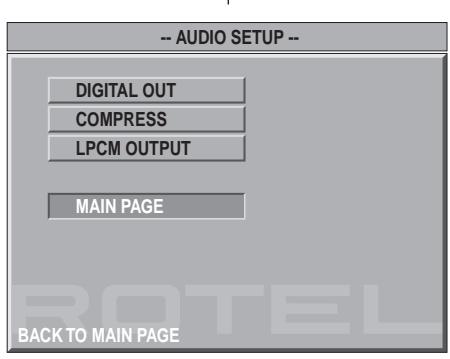 ROTEL RDV-1060 - Réglages audio - 4
