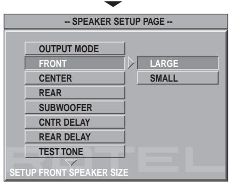 ROTEL RDV-1060 - Speaker Setup (Laufsprecher-Setup) - 5
