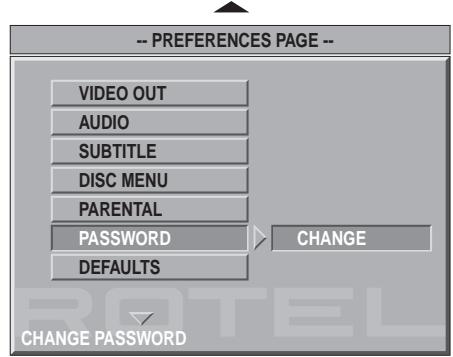 ROTEL RDV-1060 - Preferences - 8