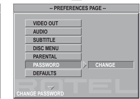ROTEL RDV-1060 - Préférences - 8