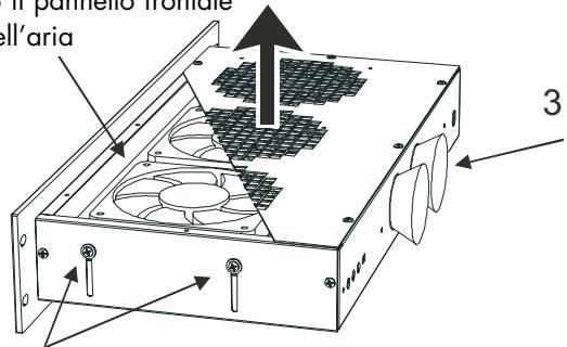 ROTEL RKF-100 - Configurazioni della direzione del flusso dell'aria del RKF-100 - 8