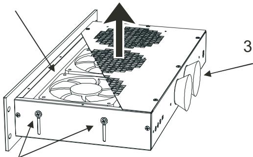 ROTEL RKF-100 - Trennen Sie das Gerät von der Stromversorgung, bevor Sie die obere Abdeckung entfernen. - 8