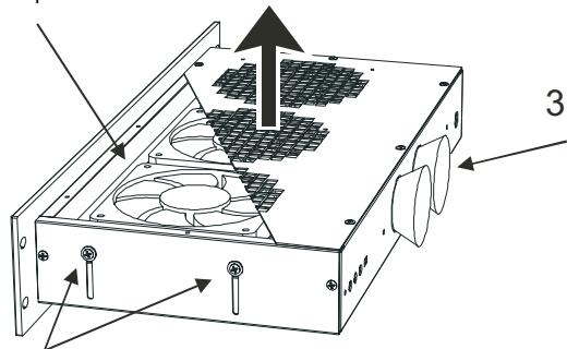 ROTEL RKF-100 - Haal erst het apparaat van het lichtnet alvorens u de bovenplaat van de RKF-100 verwijdert. - 8
