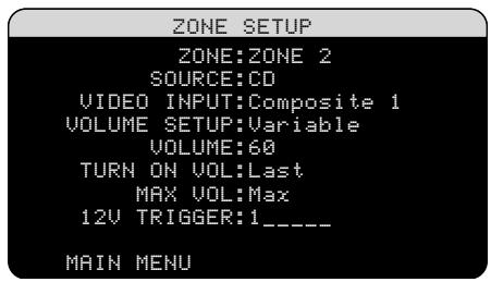 ROTEL RSX-1058 - Zone 2-4 Setup - 1