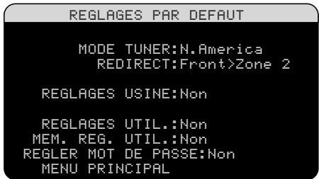 ROTEL RSX-1058 - Réglages par défaut - 1