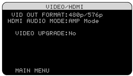ROTEL RSX-1058 - Video/HDMI Setup - 1