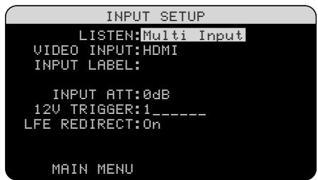 ROTEL RSX-1058 - Input Setup - 2