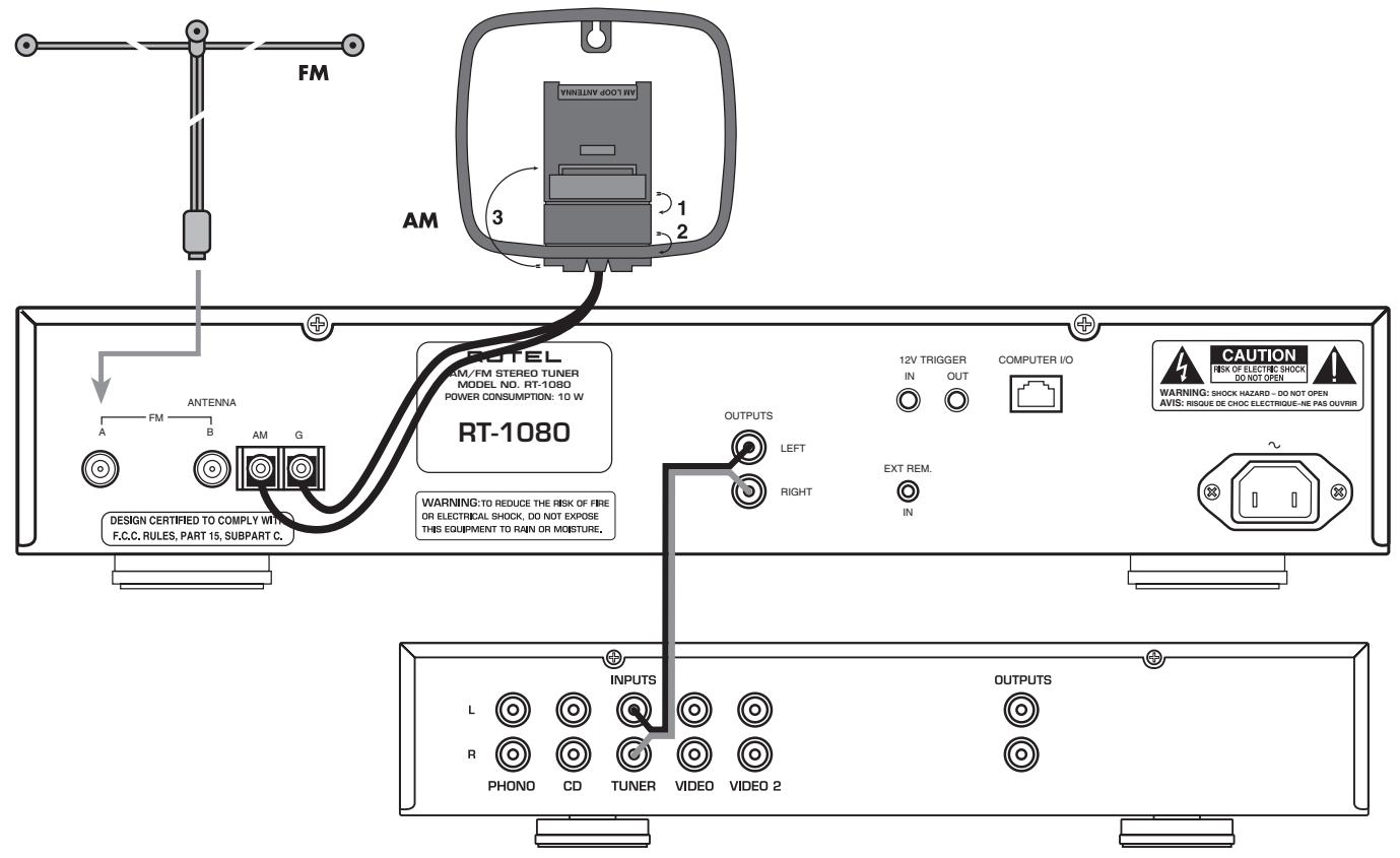 ROTEL RT-1080 - CAUTION RISK OF ELECTRIC SHOCK DO NOT OPEN - 10