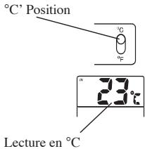 IROX JB913R - COMMENT SELECTIONNER L'UNITE DE MESURE DE LA TEMPERATURE - 1
