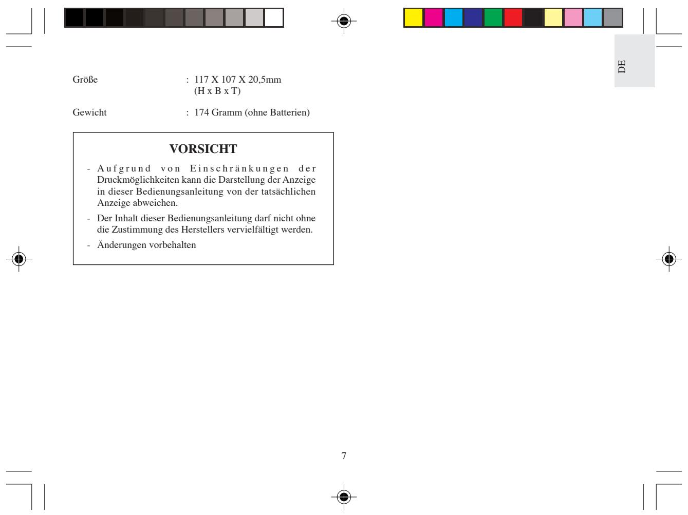 IROX JB913R - SPEZIFIKATIONEN - 2