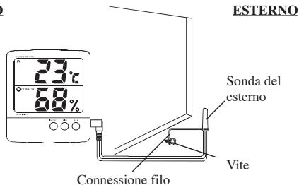IROX JB913R - MONTAGGIO DELLA SONDA DEL SENSORE DELLA TEMPERATUREA ESTERNA - 1