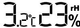 IROX METE-ON 7 - LECTURE DE LA TEMPERATURE ET DE L'HUMIDITE INTÉRIEUR/EXTÉRIEUR - 5