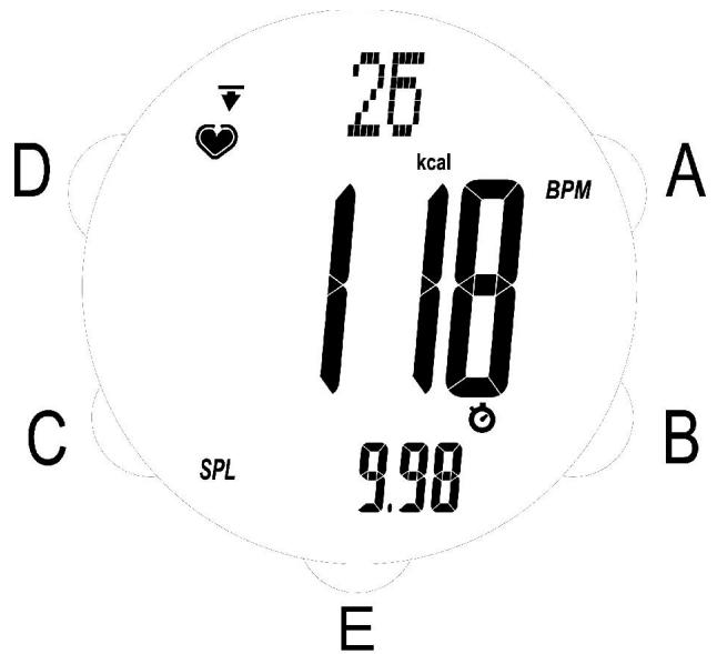 IROX XLP - Mode chronographe / pulsométrie - 1