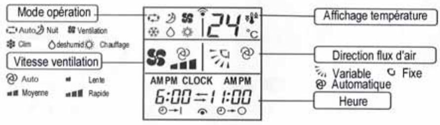 H&B H&B AC9002 - Description de l'affichage - 1