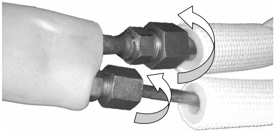 H&B H&B AC9002 - Branchement des tubes de gaz réfrigérant côte unité interieure - 2