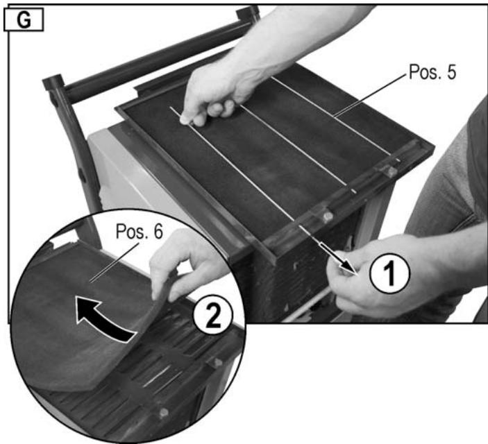 ATIKA ALE 600 - Verwijdersen van de filter - 2