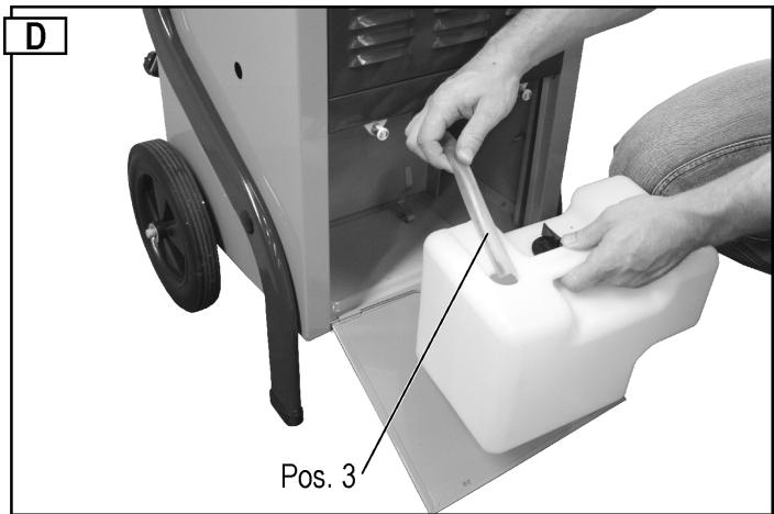 ATIKA ALE 600 - Rimozione del serbatoio di raccolta acqua - 3