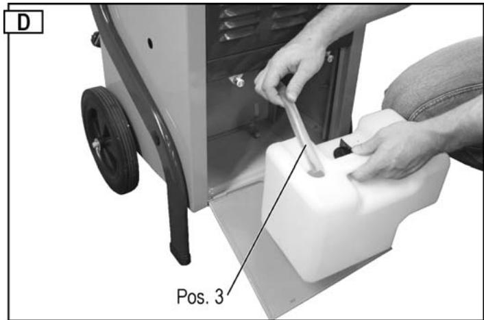 ATIKA ALE 600 - Entfernen des Wasserauffangbehälters - 3