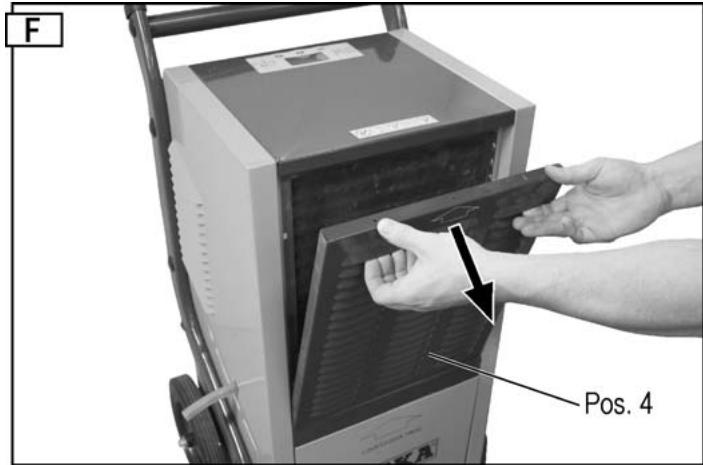ATIKA ALE 600 - Verwijdersen van de filter - 1