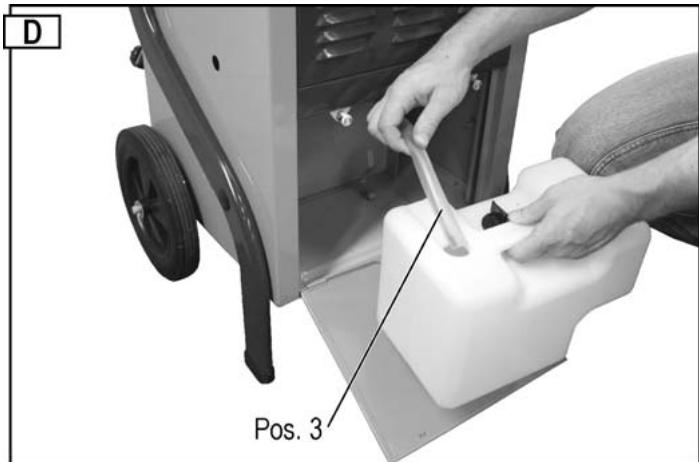 ATIKA ALE 600 - Removing the water collecting container - 3