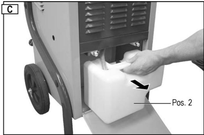 ATIKA ALE 600 - Entfernen des Wasserauffangbehälters - 2