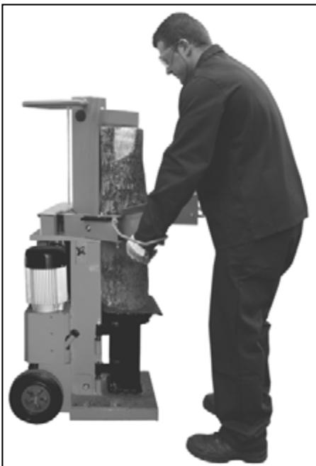 - Splitting long wood: 1