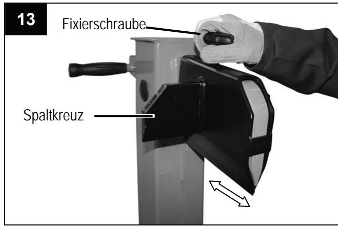 ATIKA ASP 10-1350 - Spaltkreuz justieren: - 1