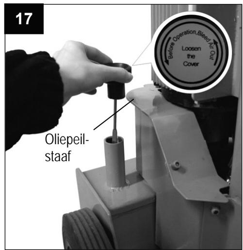 ATIKA ASP 10-1350 - Hoe controllerik het oliepeil? - 2