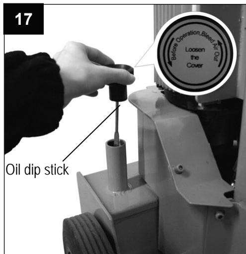 ATIKA ASP 10-1350 - How do I check the oil level? - 2