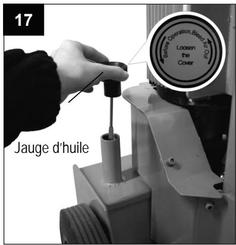 ATIKA ASP 10-1350 - Comment contrôle le niveau d'huile ? - 2