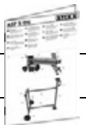 ATIKA ASP 5-UG - Montage Untergestell - 1