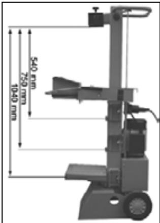 ATIKA ASP 6 N-003 - Adjusting the table height - 1