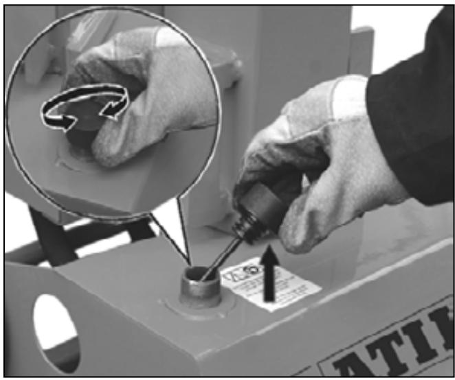 ATIKA ASP 6 N-003 - How do I check the oil level? - 2