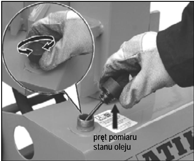 ATIKA ASP 6 N-003 - Jak sprawdzić poziom oleju? - 2