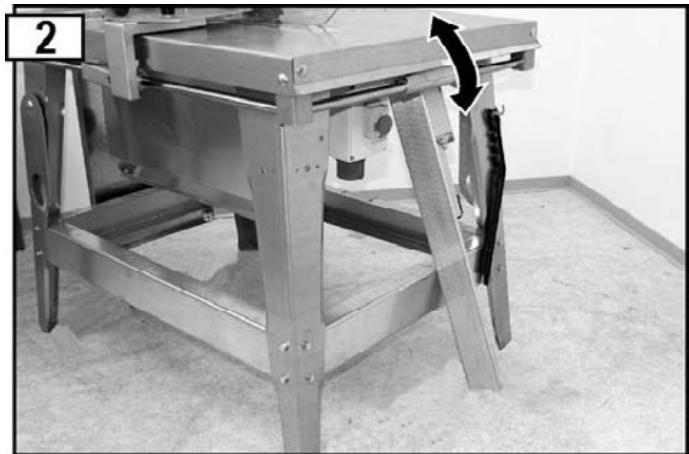 ATIKA BTK - Längsanschlag abklappen - 1