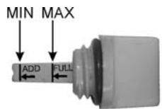 ATIKA GHB 760 - Oil level checking - 1